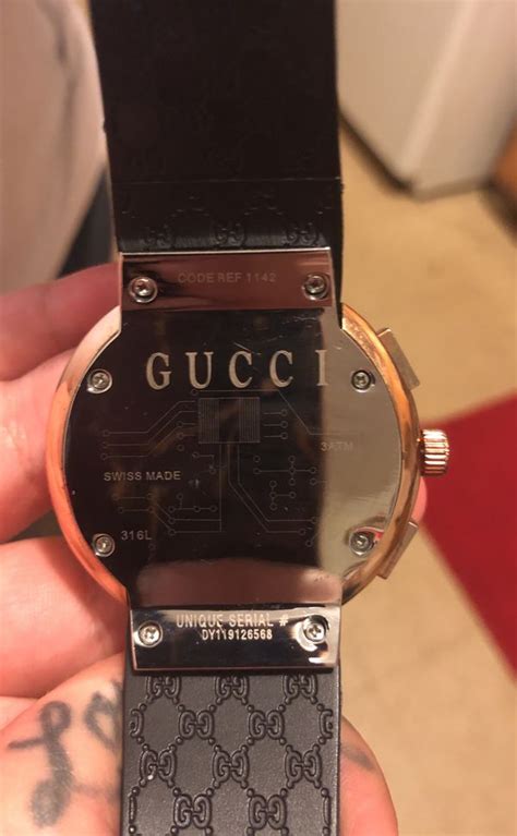 orologio gucci fake|authentic gucci watch serial number.